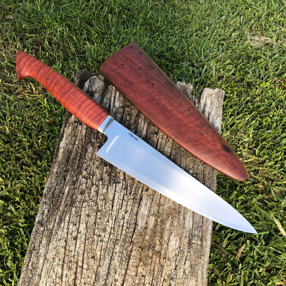 Image of 210mm Chef Cpm-154 Redgum