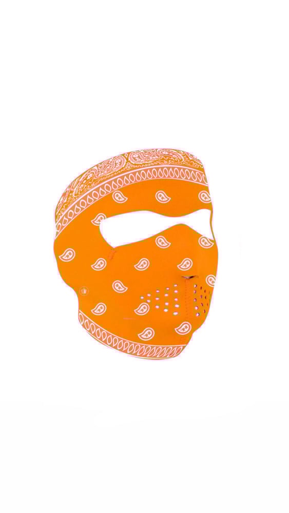 Image of ORANGE BANDANA FULL MASK