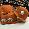 New Era 59Fifty Rust Orange Platinum Glow