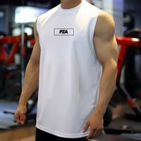 Image 3 of PRE-ORDER: White Box Logo Tank Top