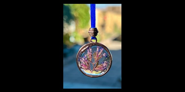 Catmint Silver Ring Pendant.