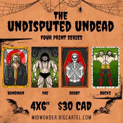 Image of UNDISPUTED UNDEAD 4-Print Package 