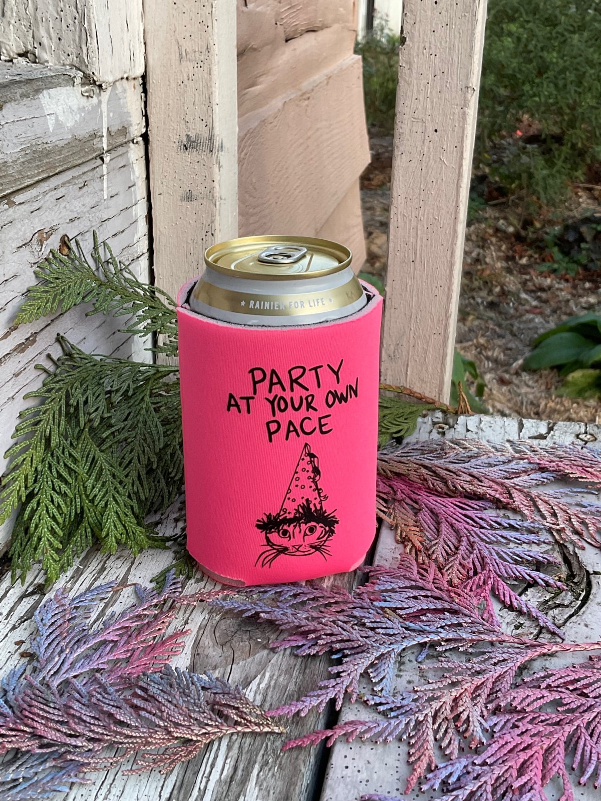 Image of Party At Your Own Pace Koozie