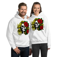 Image 1 of Blonde sugar skull Unisex Hoodie