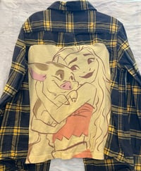 Children’s Vintage Navy/Yellow Flannel Moana