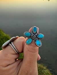 Image 1 of The Blue Ridge Turquoise Flower