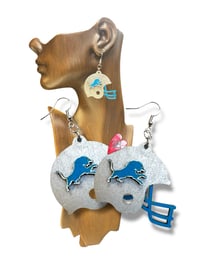 Image 1 of Detroit Football Helmet 