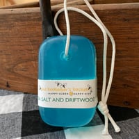 Image 1 of Sea Salt and Driftwood Soap On A Rope Bar