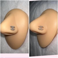 DoubleC Nose Stud