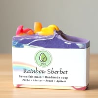 Image 3 of RAINBOW SHERBET - BLUEBERRY + PEACH