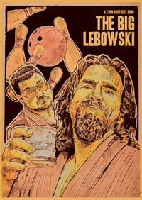 The Big Lebowski Illustration Print