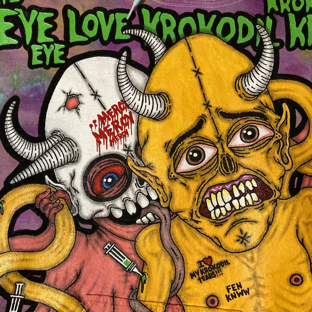 SMALL LIVINGDYED 1/1 COLLAB KROKODIL TEARS