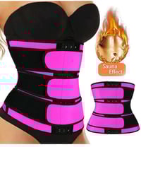 Image 3 of 3 Strap Sauna Waist Trainer 