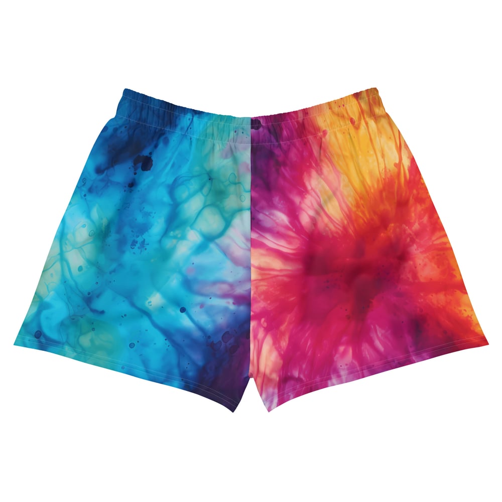 YB Women's Tie Dye Athletic Shorts