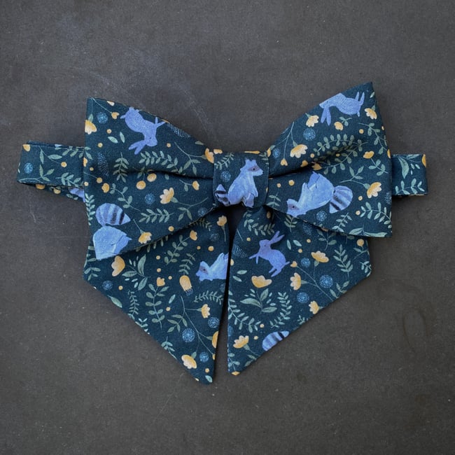 Woodland Critters Lady Bow *last one
