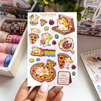 Image 2 of Pizza Lover | Matte Sticker Sheet