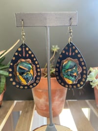 Image 2 of Large Face Earrings 