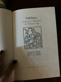 Image 3 of Fabliaux, contes et miracles du Moyen Âge, par R.H. Guerrand, 1963