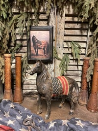 Image 4 of #4... He Stayed ~ Horse and Print ~