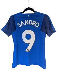 Image 1 of Everton 2017-18 Home Football Shirt Sandro