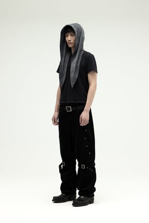Image of EQUALNEAR - Rover Cord Pants (Black)