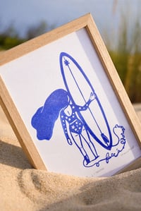 Image 2 of Linogravure 13 x 18 cm • Face à l’horizon