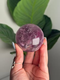 Image 3 of RAINBOW FLUORITE SPHERE -CHINA- L