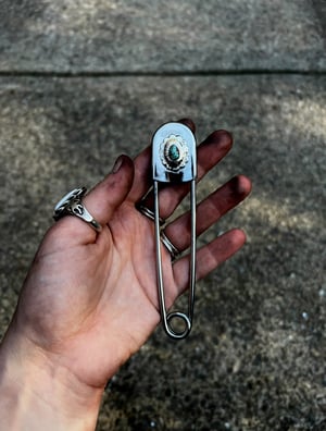 Image of Turquoise Pass Through Pin