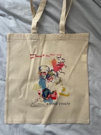 Image 2 of normal people - tote bag 