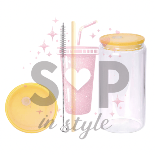Clear Plastic - Colour Lid