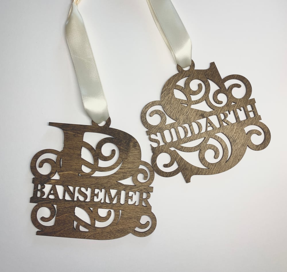 Image of Family Name Ornament