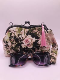 Image 3 of Pink Rose Wristlet Clutch