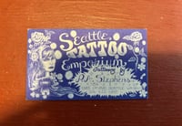 Image 1 of Seattle Tattoo Emporium Vintage Biz Card- PA Stephens 