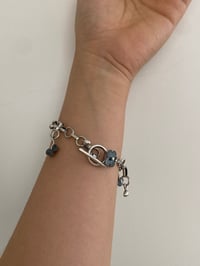 Image 5 of black petals bracklet