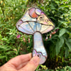 Tropical Catch a Falling Star Mushroom Suncatcher