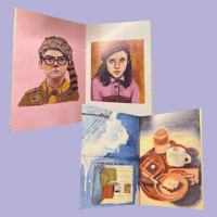 Image 2 of Sketchbook Booklet + Cat Sticky Note