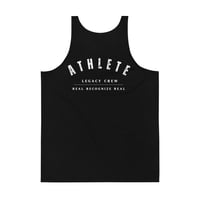 Image 1 of Legacy Crew (White on Black) - Tank Top