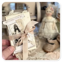 Image 1 of Custom listing for Silvia Sweet Daisy a vintage French lace snippet book and box