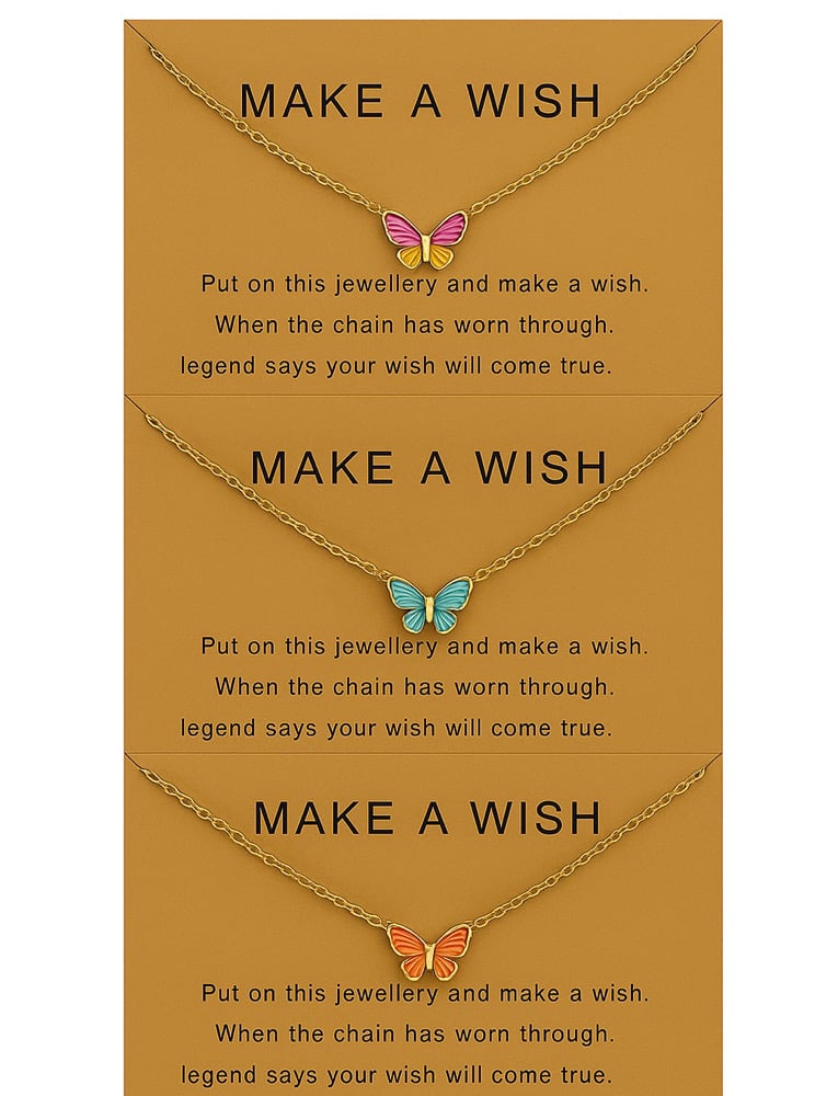 Image of Wish Necklace - Butterfly