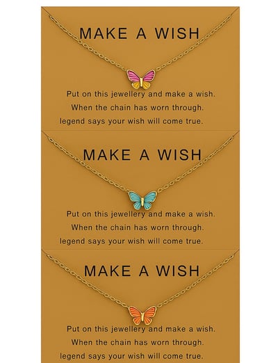 Image of Wish Necklace - Butterfly