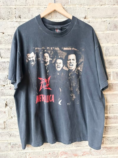 Image of 1996 VINTAGE “METALLICA- ON THE LOAD AGAIN” CONCERT TEE