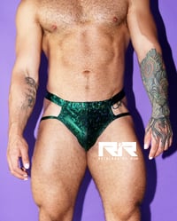 Image 1 of THE RECKLESS RANGER THONG (green)