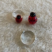 Image 3 of ladybug & apple rings
