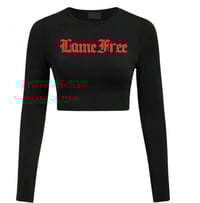 LF Black Crop Tee