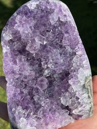 Image 12 of Large Amethyst Base Cut #2183