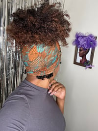 Image 3 of Kinky Curly OMBRE COLORED HEADBAND WIG with Nape baby hairs CUSTOMIZED