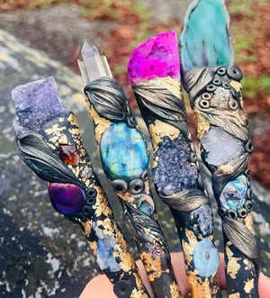 Image of New moon Manifesting Pen Amethyst