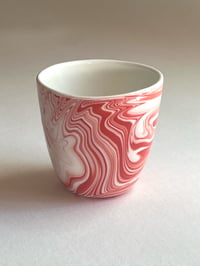 Image 1 of Red Marbled Tumbler 