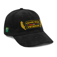 Image 7 of Trade War Veteran 💹📉🎖️🧢 Corduroy Cap 🆕