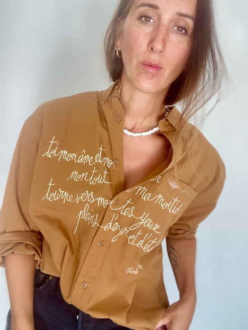 Image of Chemise "mon âme et mon coeur"